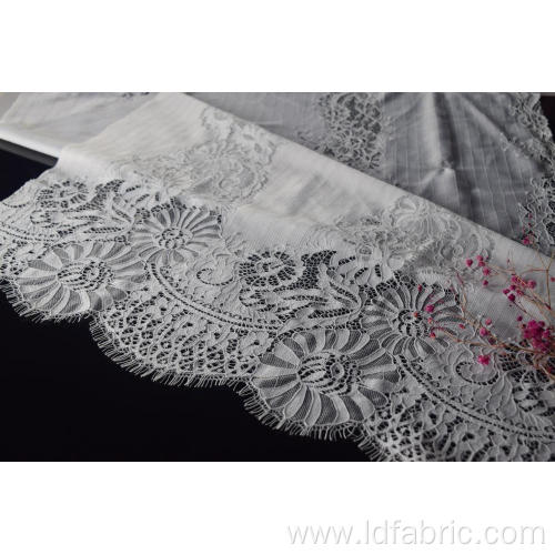 100% Nylon Panel Lace Fabric Design-D